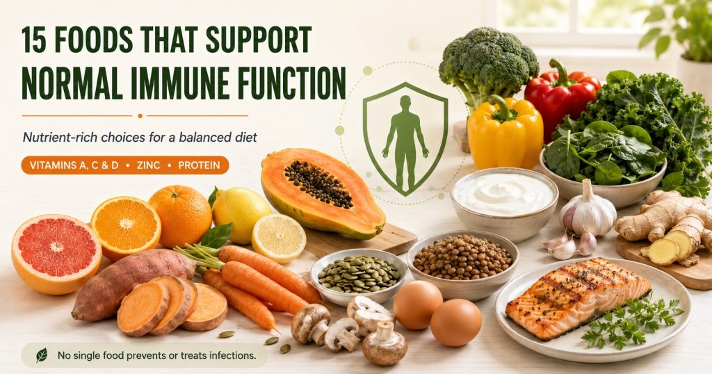Foods That Support Normal Immune Function